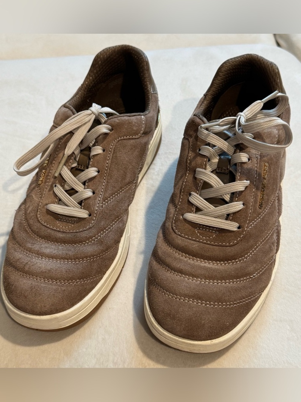 Women’s Michael Kors Brown Suede Sneaker 8 1/2